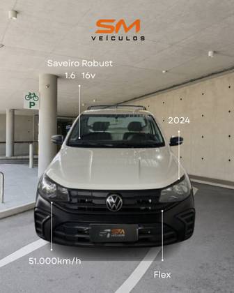 VOLKSWAGEN SAVEIRO 1.6 MSI ROBUST CS 16V FLEX 2P MANUAL VOLKSWAGEN SAVEIRO 1.6 MSI ROBUST CS 16V FLEX 2P MANUAL